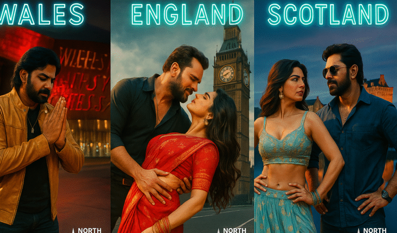 Indian filmmakers receiving UK film shoot support from North Star Productions with crews, locations, and visa assistance.